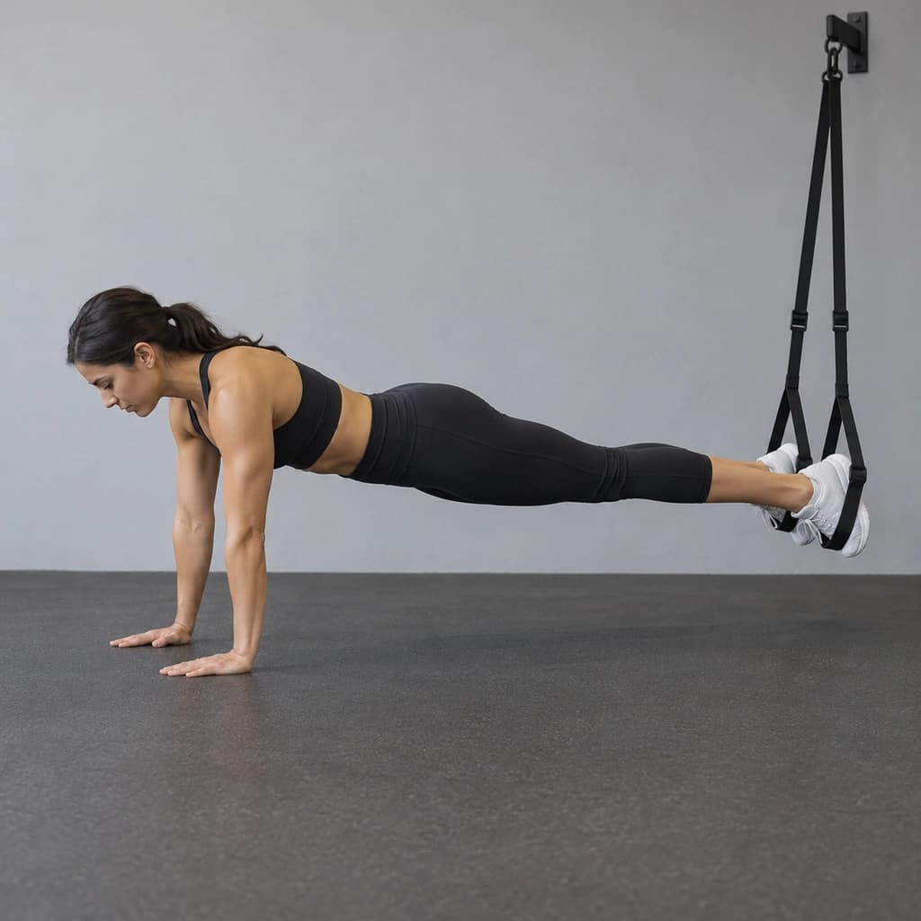 Suspended Reverse Crunch