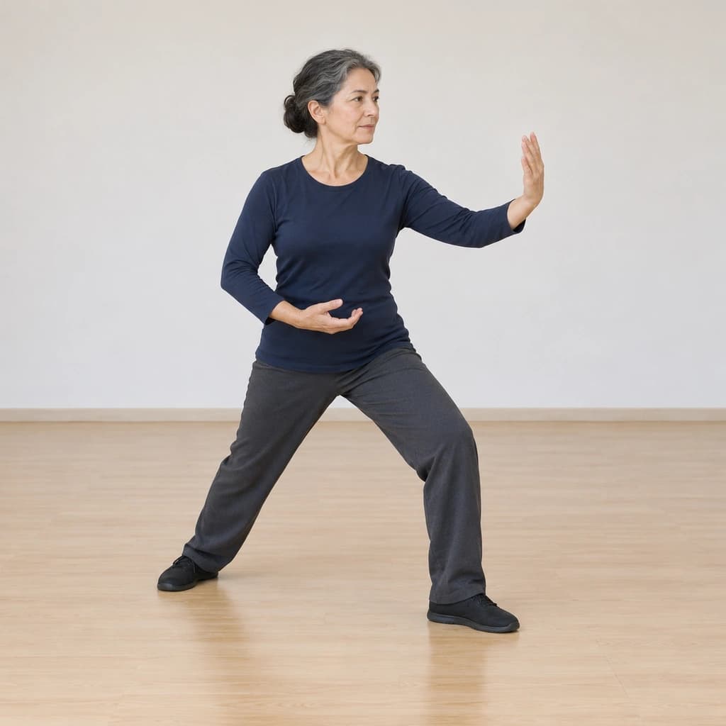 Tai Chi Ward Off, Roll Back, Press and Push