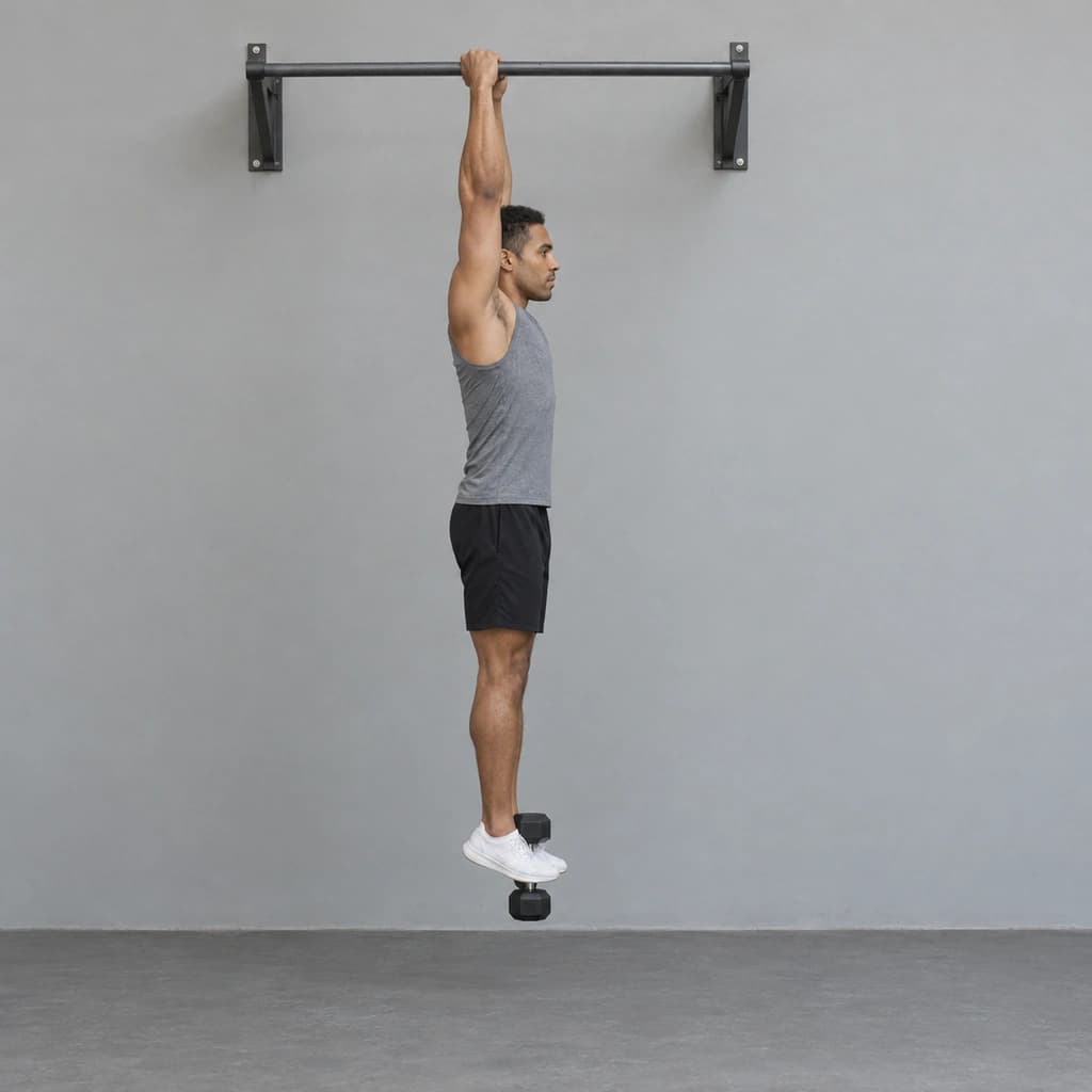 Weighted Hanging Leg Raise